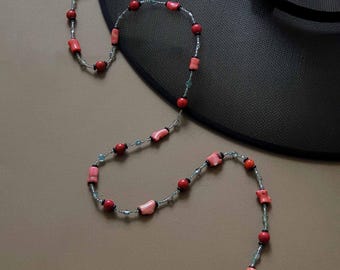 The art of Korea NASCHENKA Saja K-Gat Strap Necklace, 925 Sterling, Dual Ring Ends, Convertible Korean Jewelry