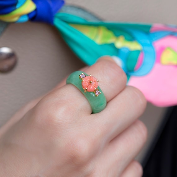 Buy Rings Korean Hanbok Handmade Ring Adjustable Design Jade Wedding Hanbok  Ring Gift for Woman MGR9 Online in India - Etsy