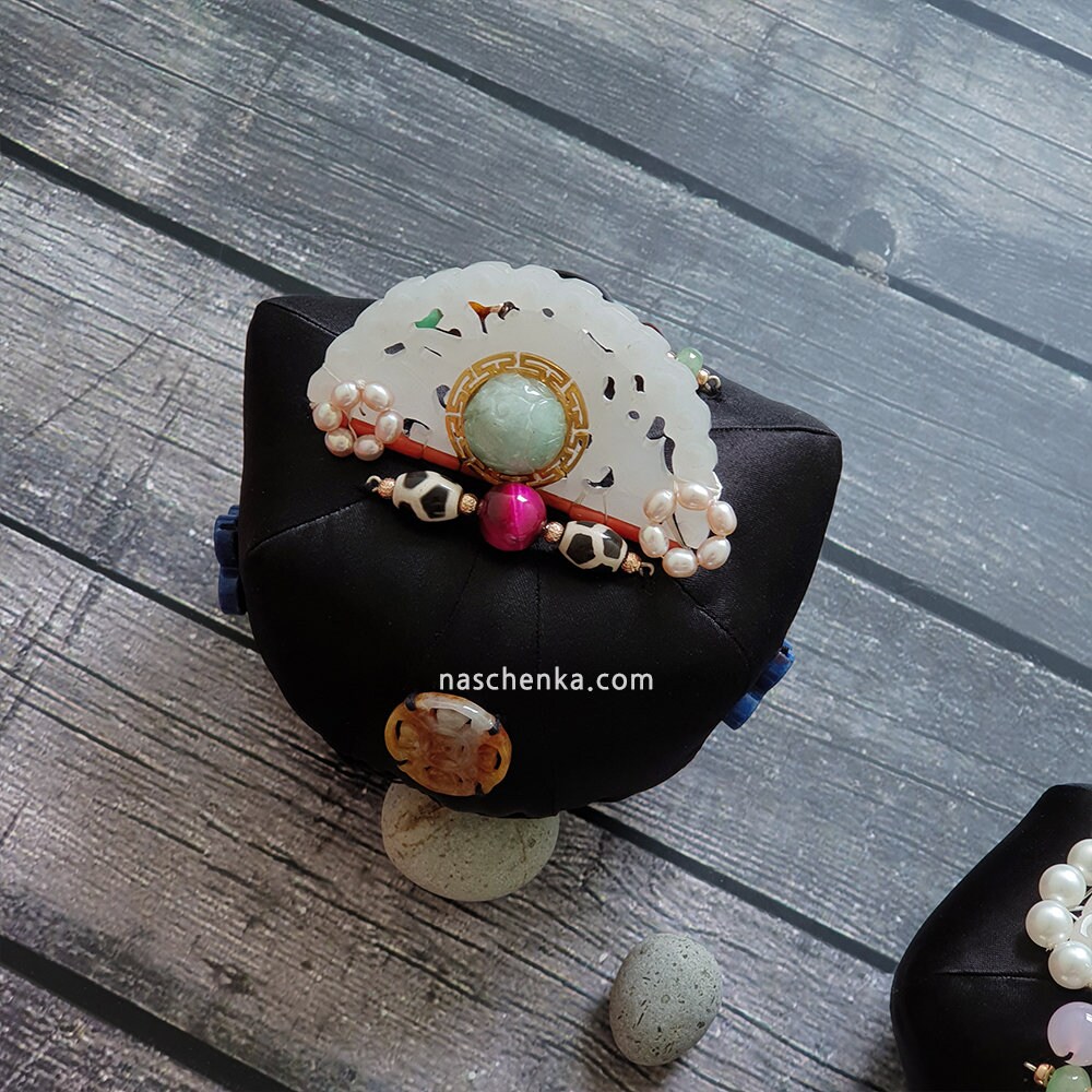 Cheopji – Traditional Korean Hair Ornament Korean Jokduri: Jade ...