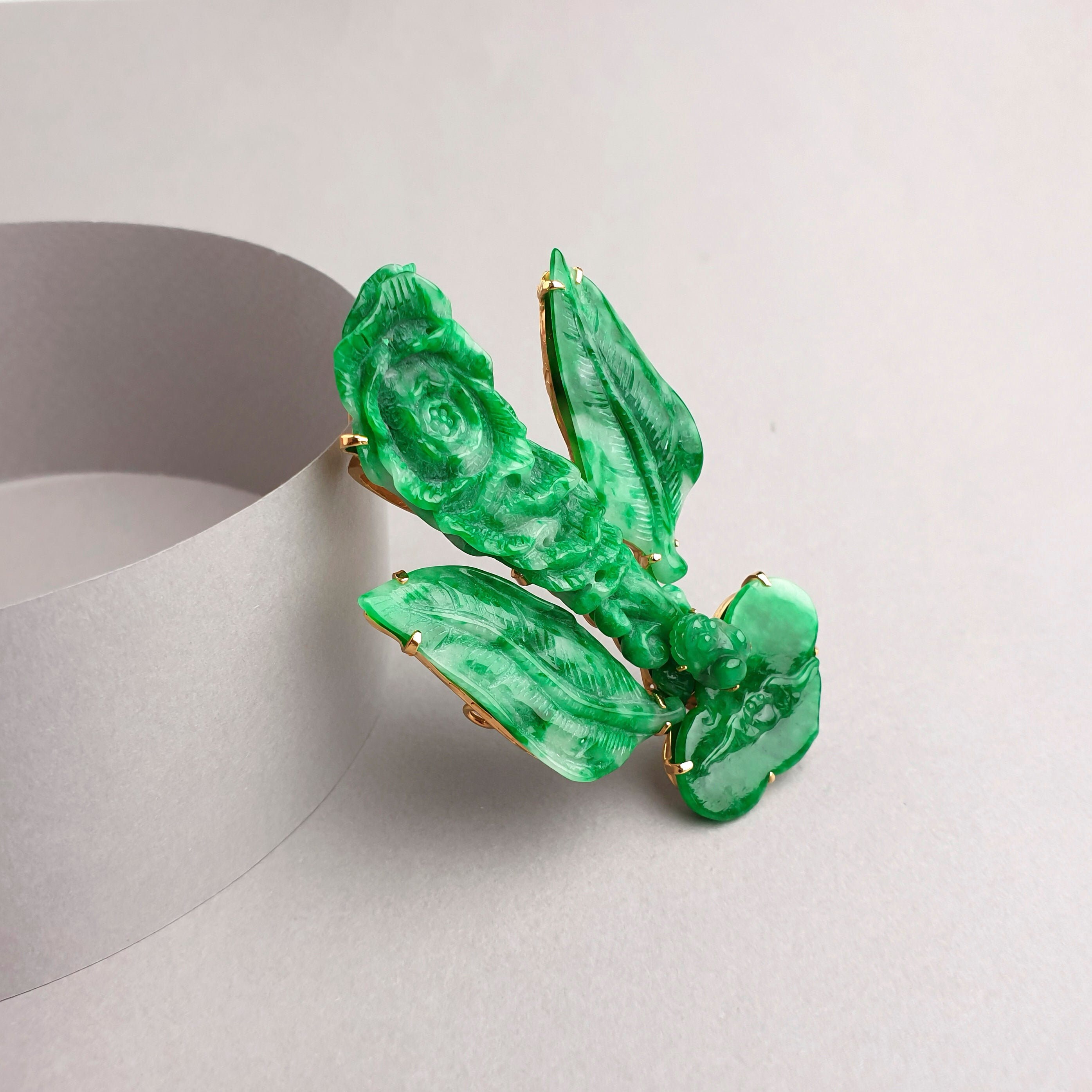 Green jade jewelry korean historical jewelry authentic jade | Etsy