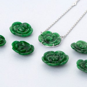 green jade necklace silver, silver gemstone jade necklace, jade necklace, jade green necklace, gift for her necklace