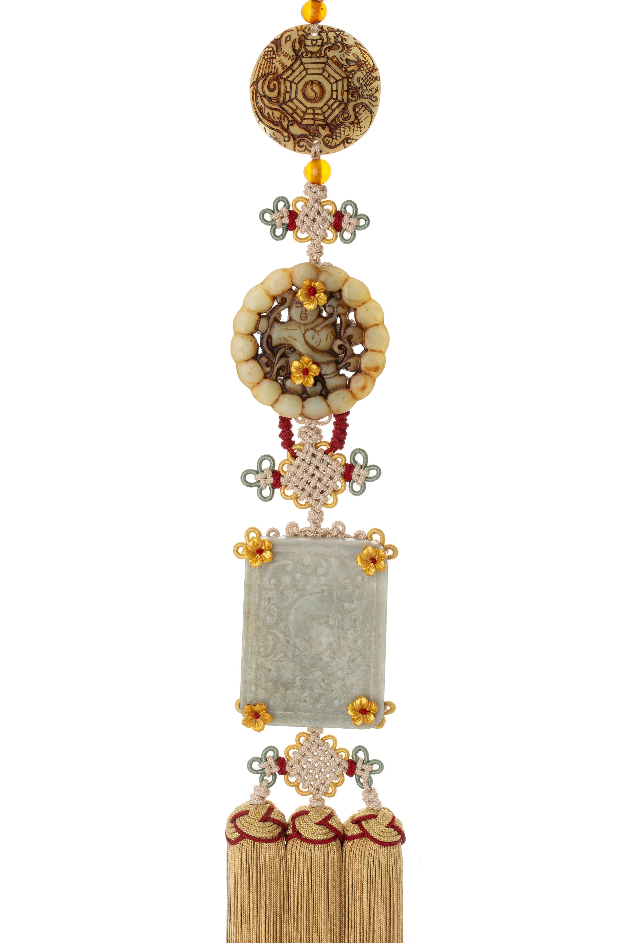 Korea Norigae (노리개) Silk 노리개 Handmade Silk Hanbok Norigae