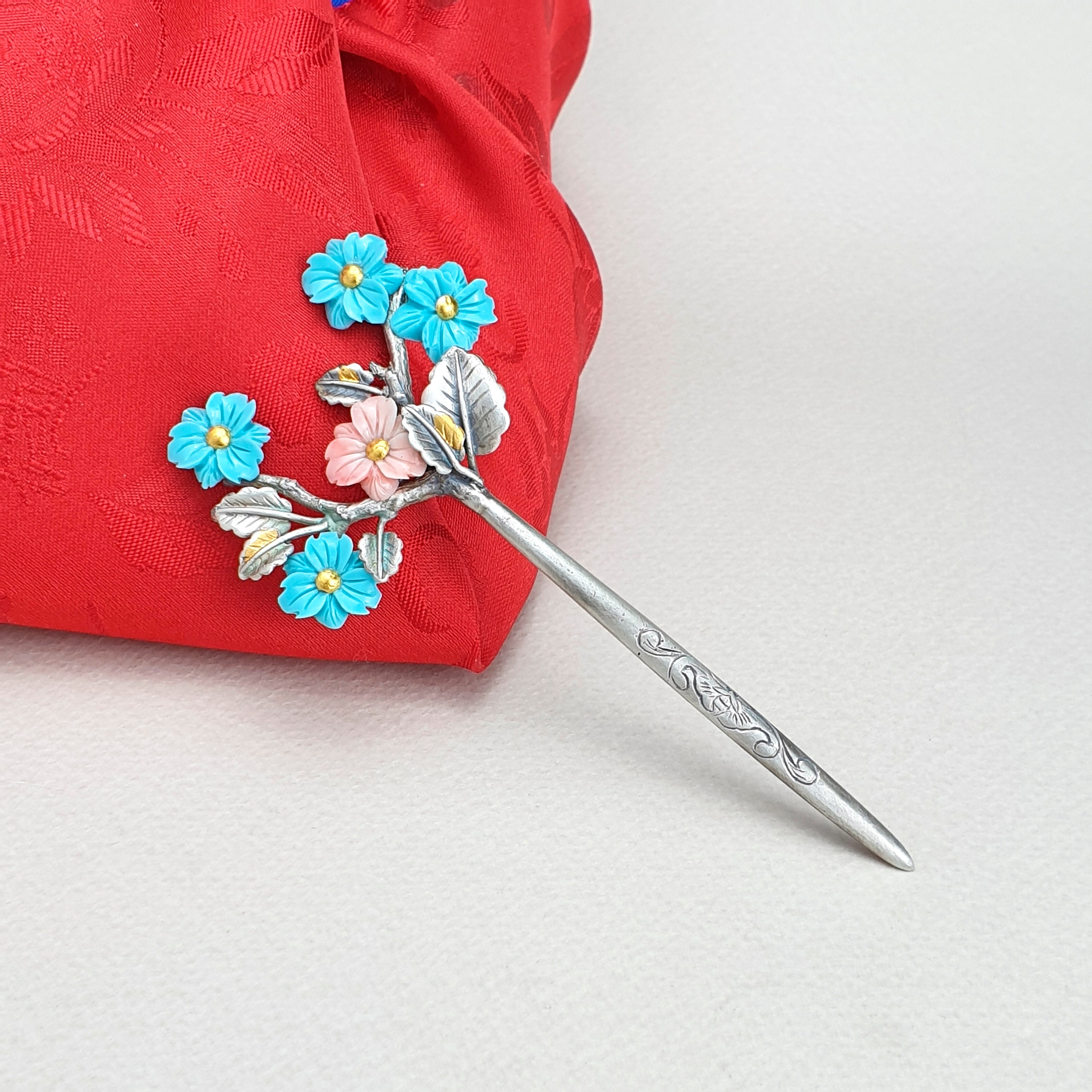 Korean Hair Pin Traditional Korean Hair Korean Traditional Etsy