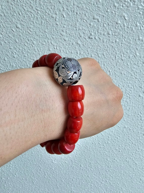 Seoul NASCHENKA Traditional Korean Bracelet Silver for Man
