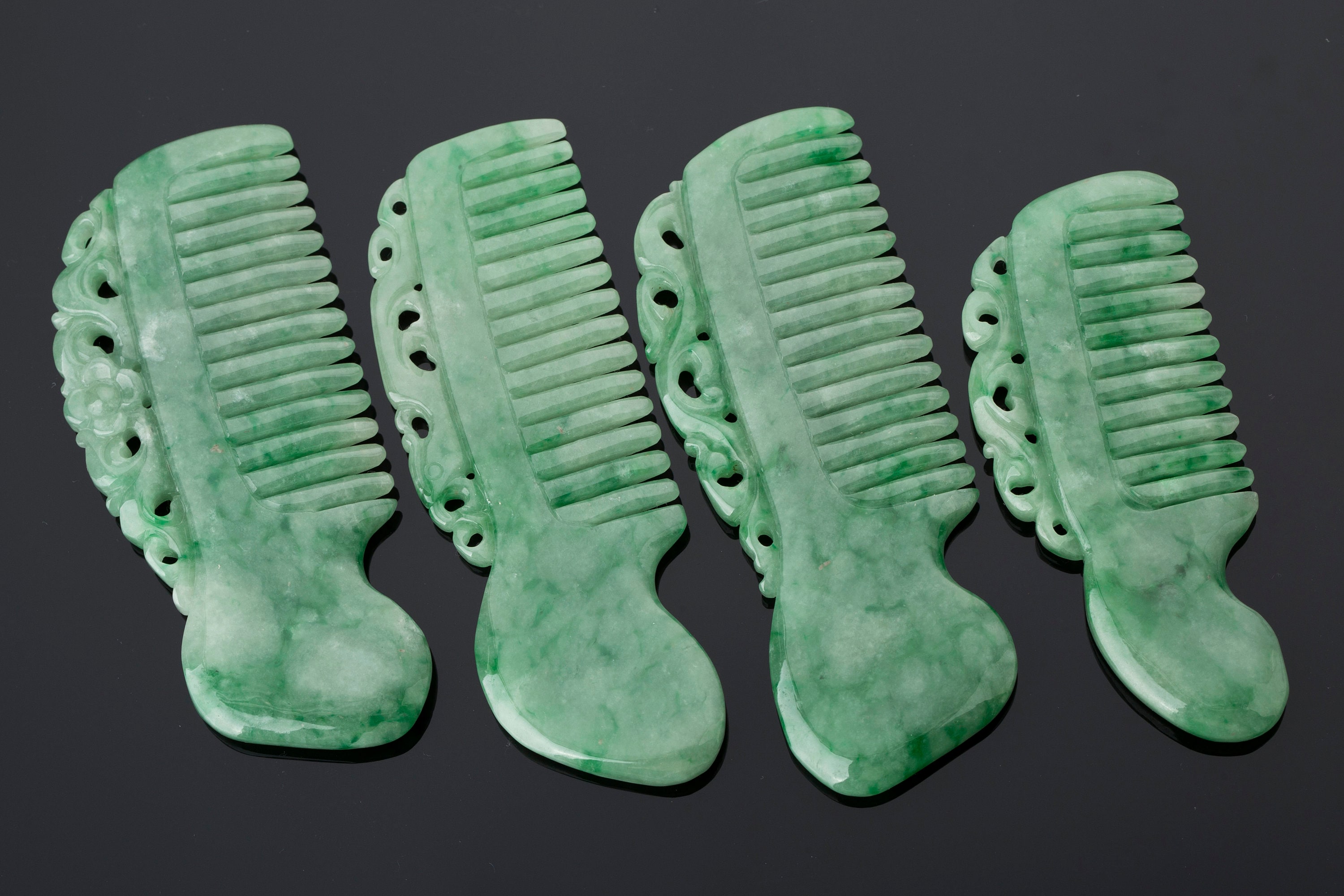 Precious Jade Comb Jade Comb healing hair combNASCHENKA Etsy
