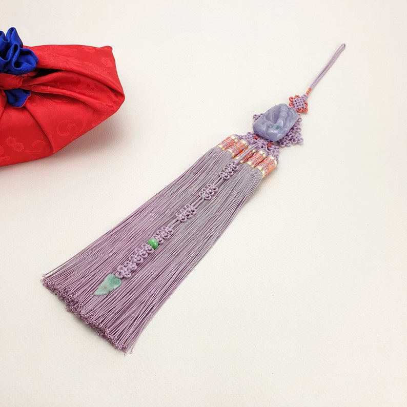 Made in Korea Jade Jewelry Korean Hanbok Silk Norigae Jade Etsy