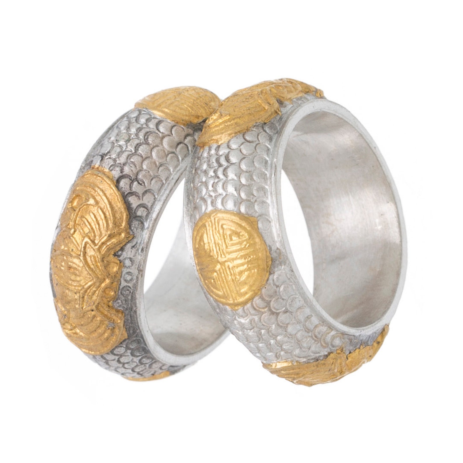 Traditional Korean Ring Set Korean Wedding Ring Engagement Etsy