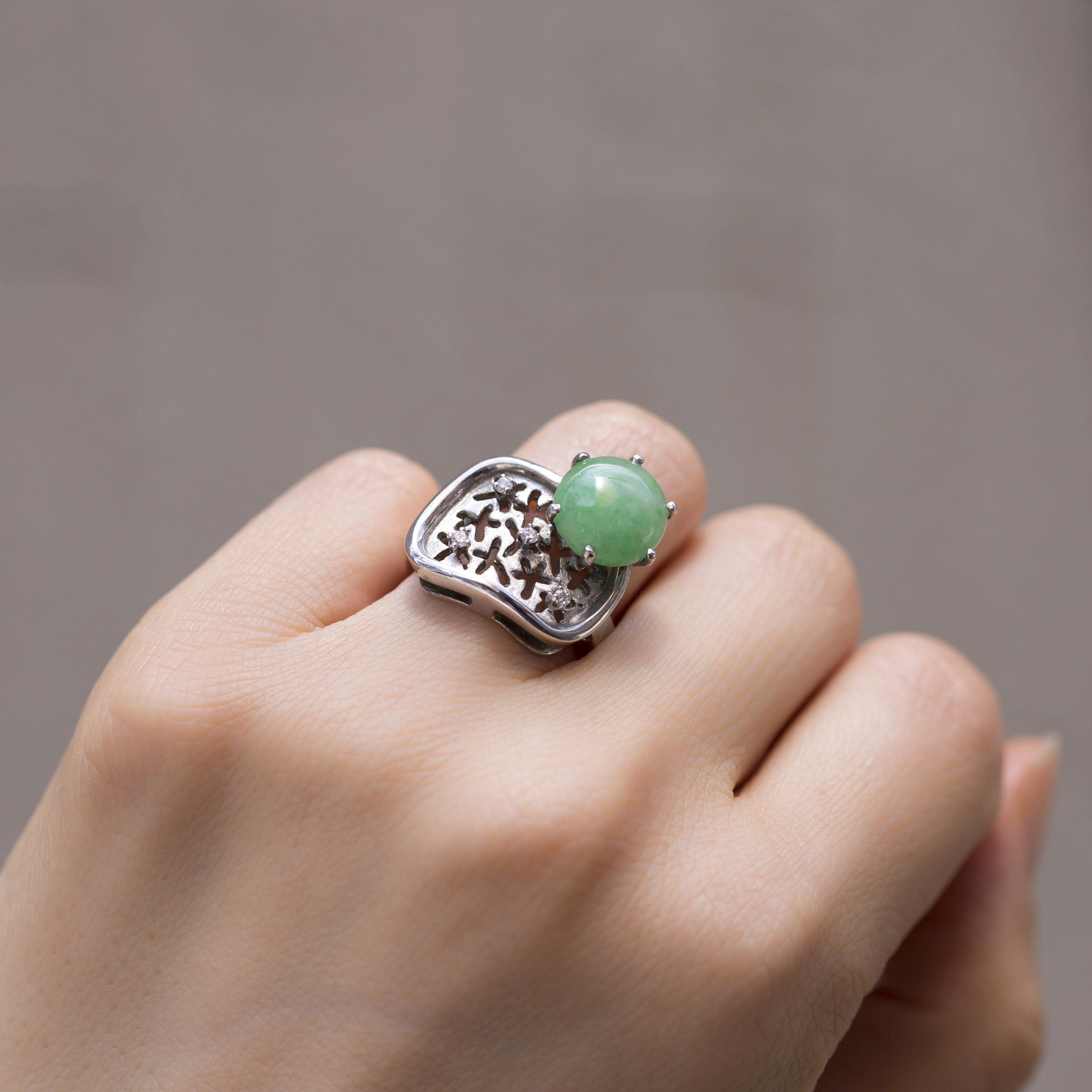 Rings korea jade ring jade silver ring korea hanbok ring Etsy