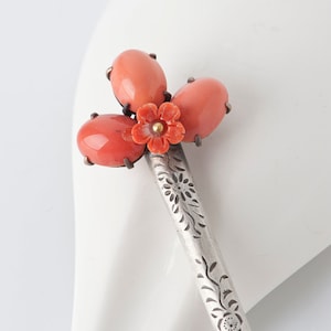 Korean hair binyeo Seoul NASCHENKA Traditional Korean hanbok long handmade hair stick pins with silver binyeo 비녀Korean fashion jewelry