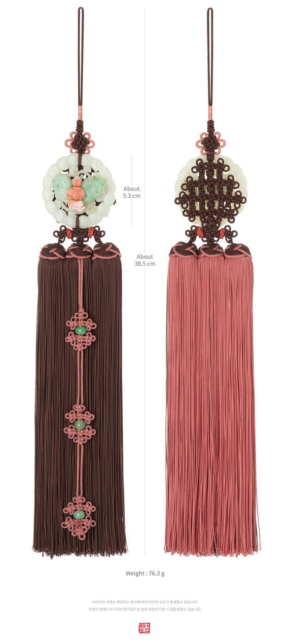 Korea Norigae (노리개) Silk 노리개 Traditional Korean Drama Hanbok