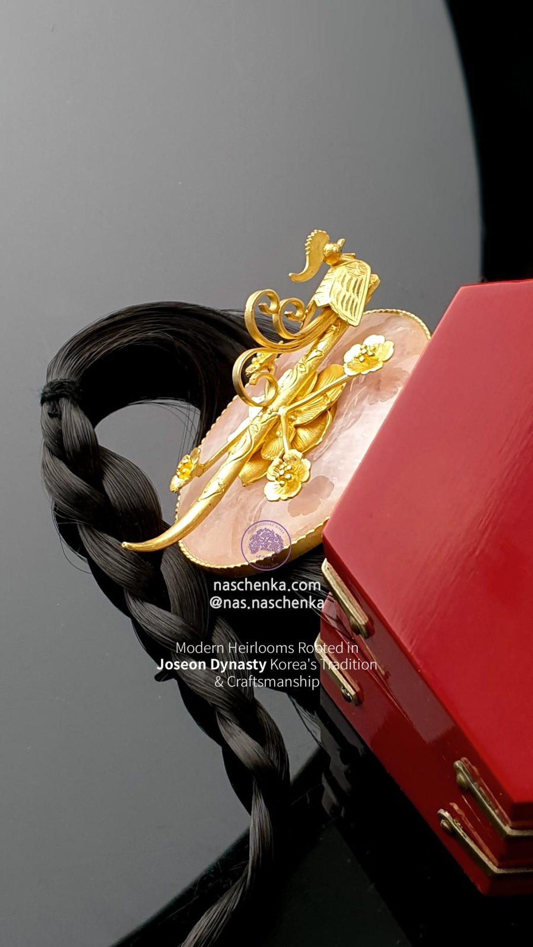 アクセサリー Chipo Traditional Korean Cheopji Hairpin – Sterling Silver Hanbok Tiara