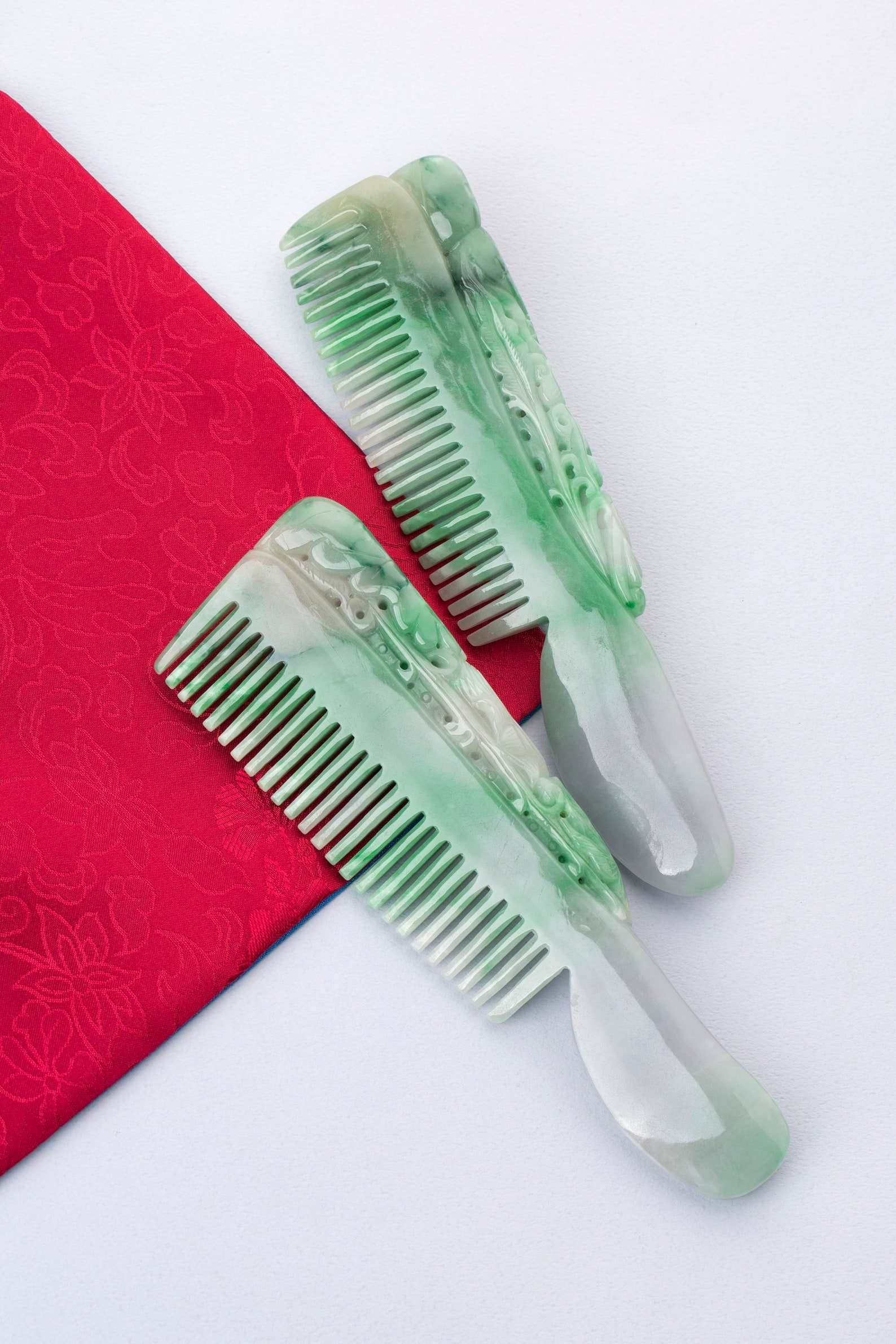 Precious Jade Comb Jade Comb Healing Hair Combnaschenka Etsy