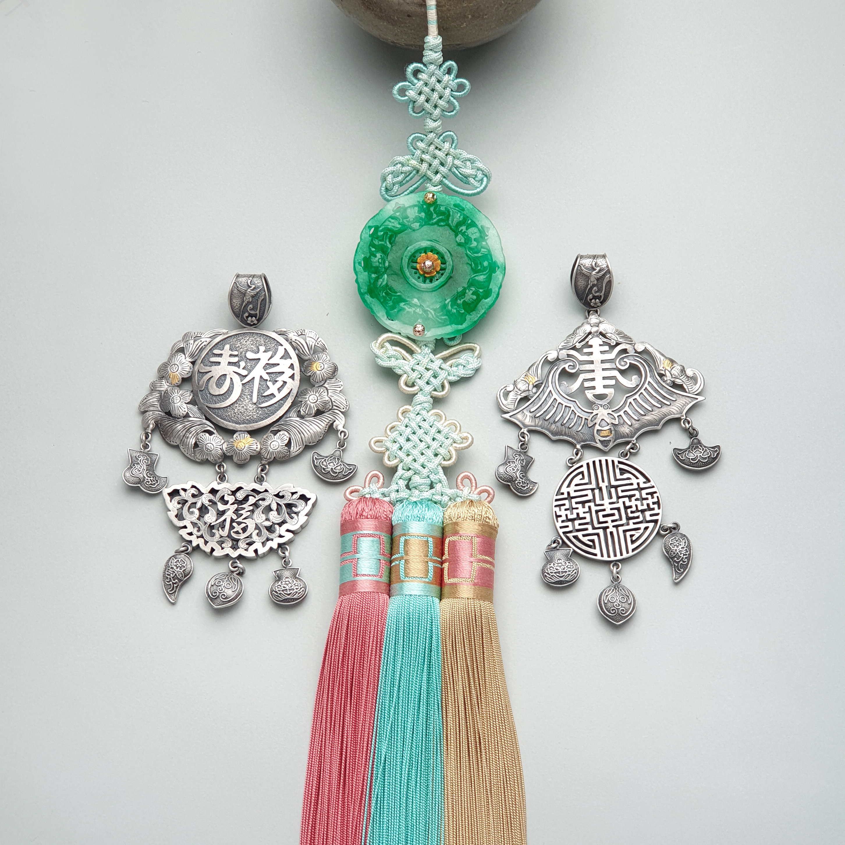 노리개 LIMITED Korean Silk Jade Norigae - High Quality Korean