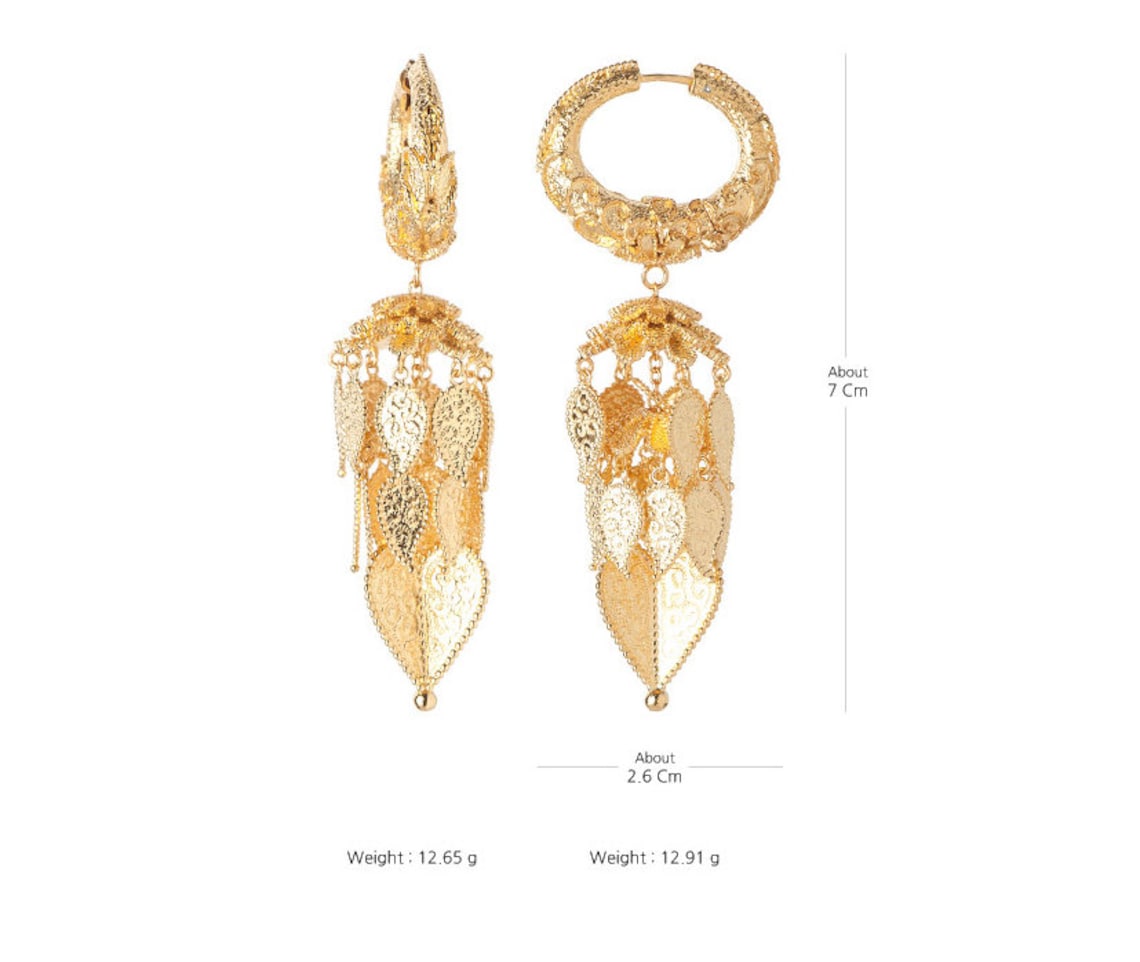 Ancient Korean kingdom dynasty earrings Korea traditional Etsy