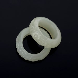 Seoul Joseon traditional Jewelry hanbok Korean wedding white jade ring south Korea NASCHENKAKorean fashion jewelry