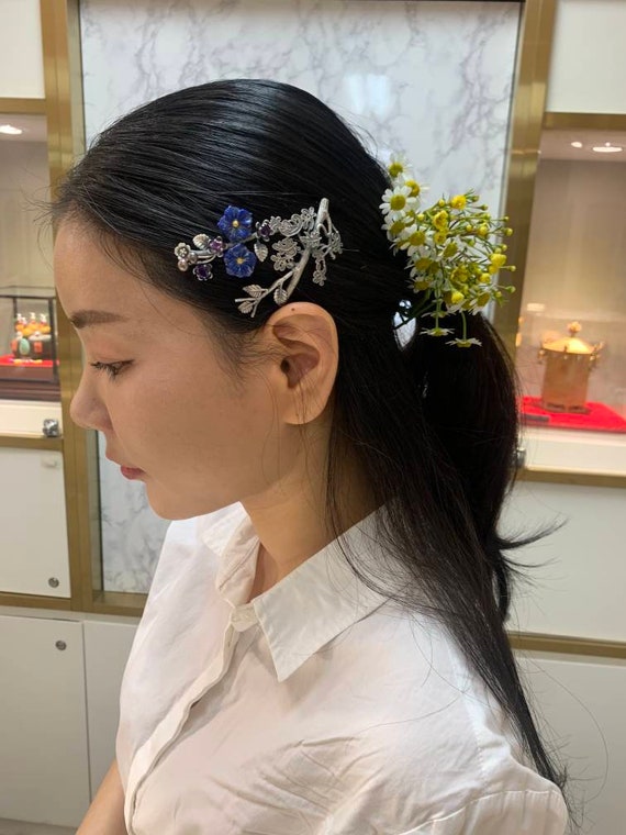 Korean Hair Pin Traditional Korean Hair Korean Traditional Etsy