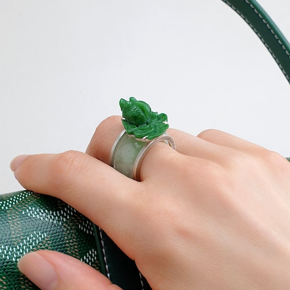 Buy Jade Ring Size Adjustable Korean Traditional Hanbok Handmade Accessory  한복반지 3039 Online at desertcartINDIA