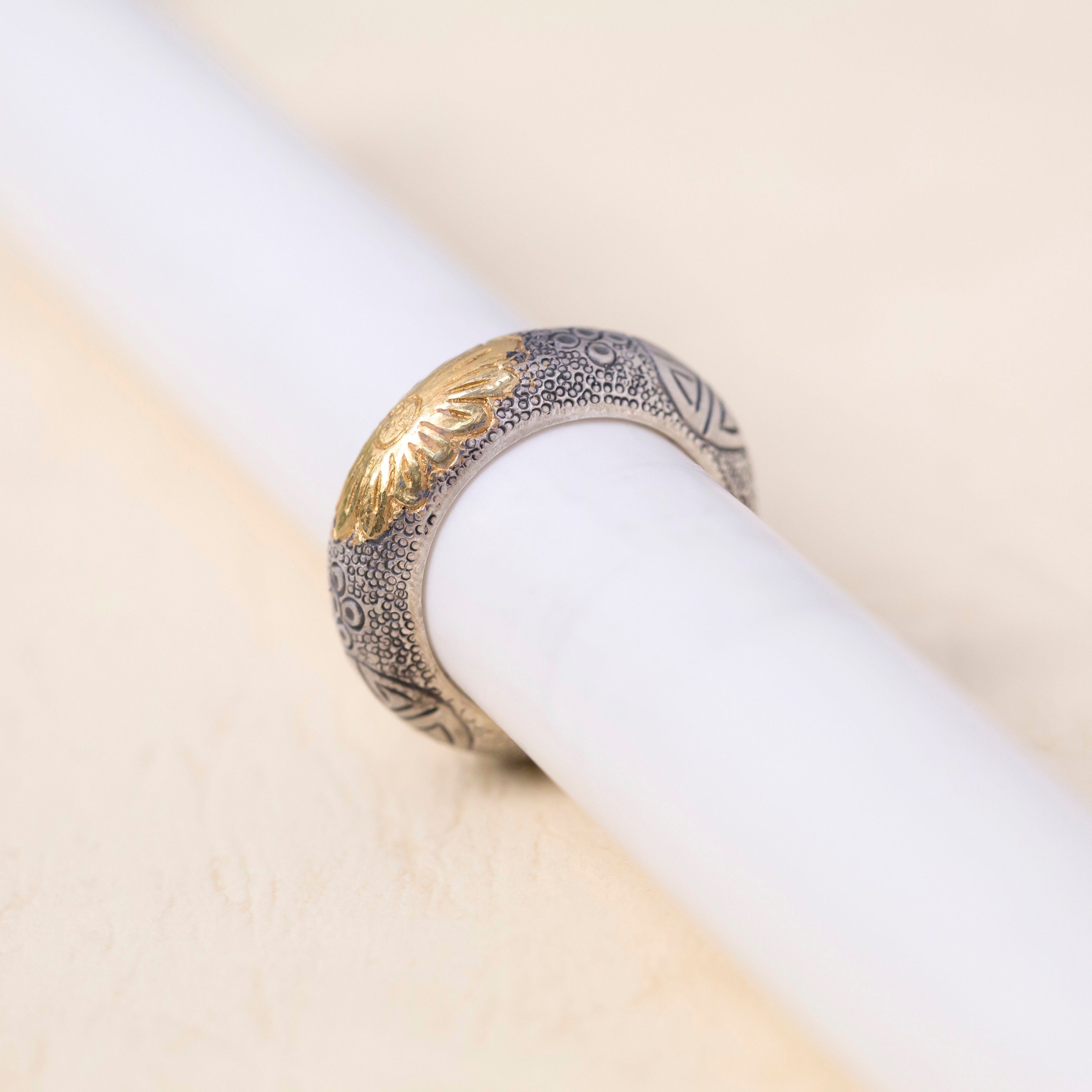 Traditional Korean silver ring Korean drama hanbok wedding Etsy