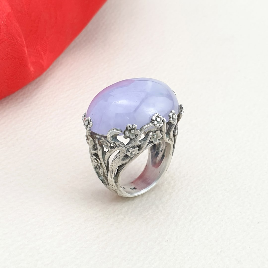 Korea Ring • Silver Craft Gemstone Ring by NASCHENKA • Your Size ...