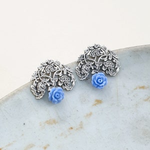 Seoul Korean fashion Korean earring silver, traditional jade vintage antique korean earrings, happy Korean earrings, NASCHENKA Korea