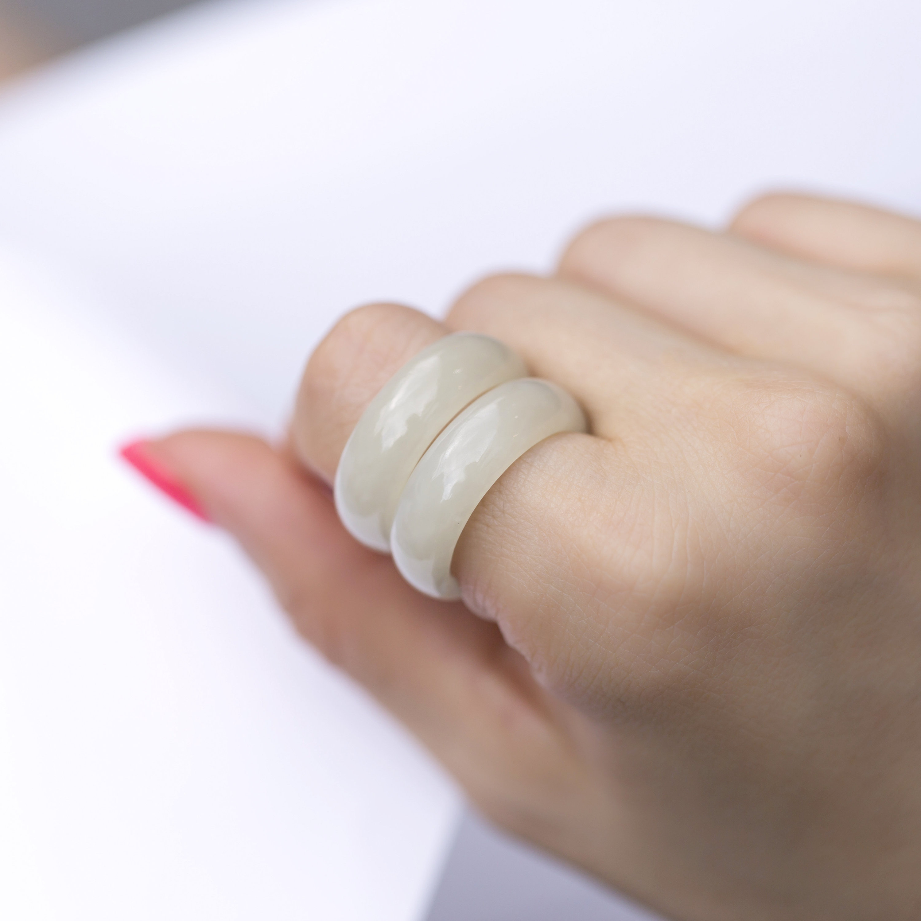 Korean Jade Ring Natural Nephrite Rings Korean Hanbok Rings Etsy