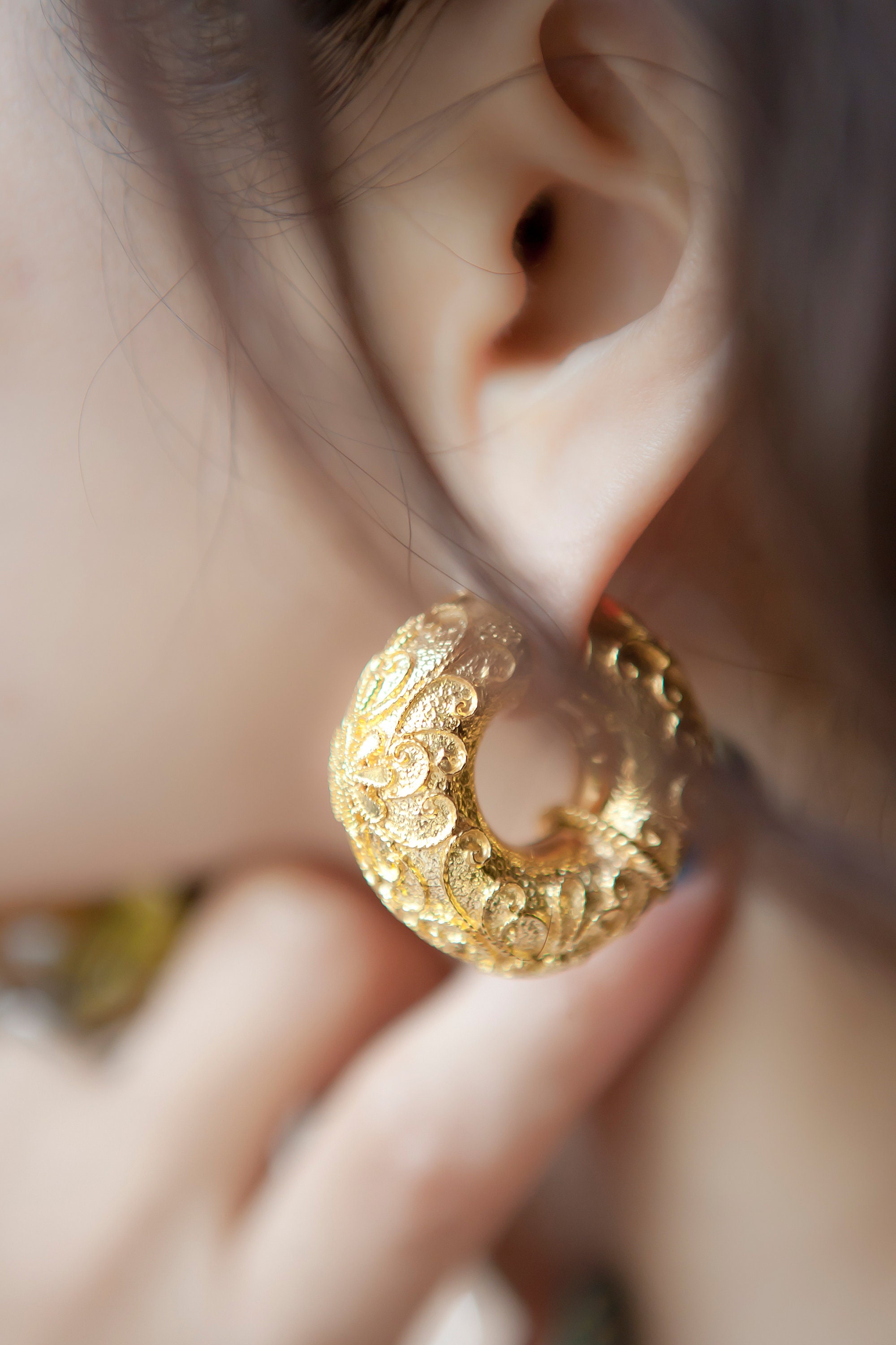 [STONE HENgE] 韓国☆14K Gold☆DAL Earrings StoneHenge 14K Earrings P1136 Touch Your Heart Korea Drama