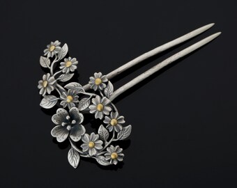 The red sleeve, Kdrama hanbok hair accessories, Korean hair stick for hanbok binyeo, Korean jewelry, Korean hair stick, flower hair stick