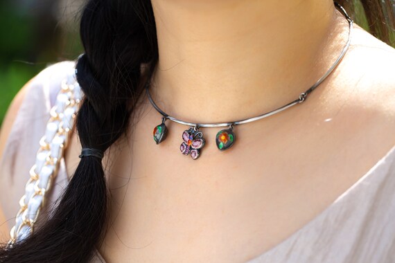 Korean silver necklace best sale