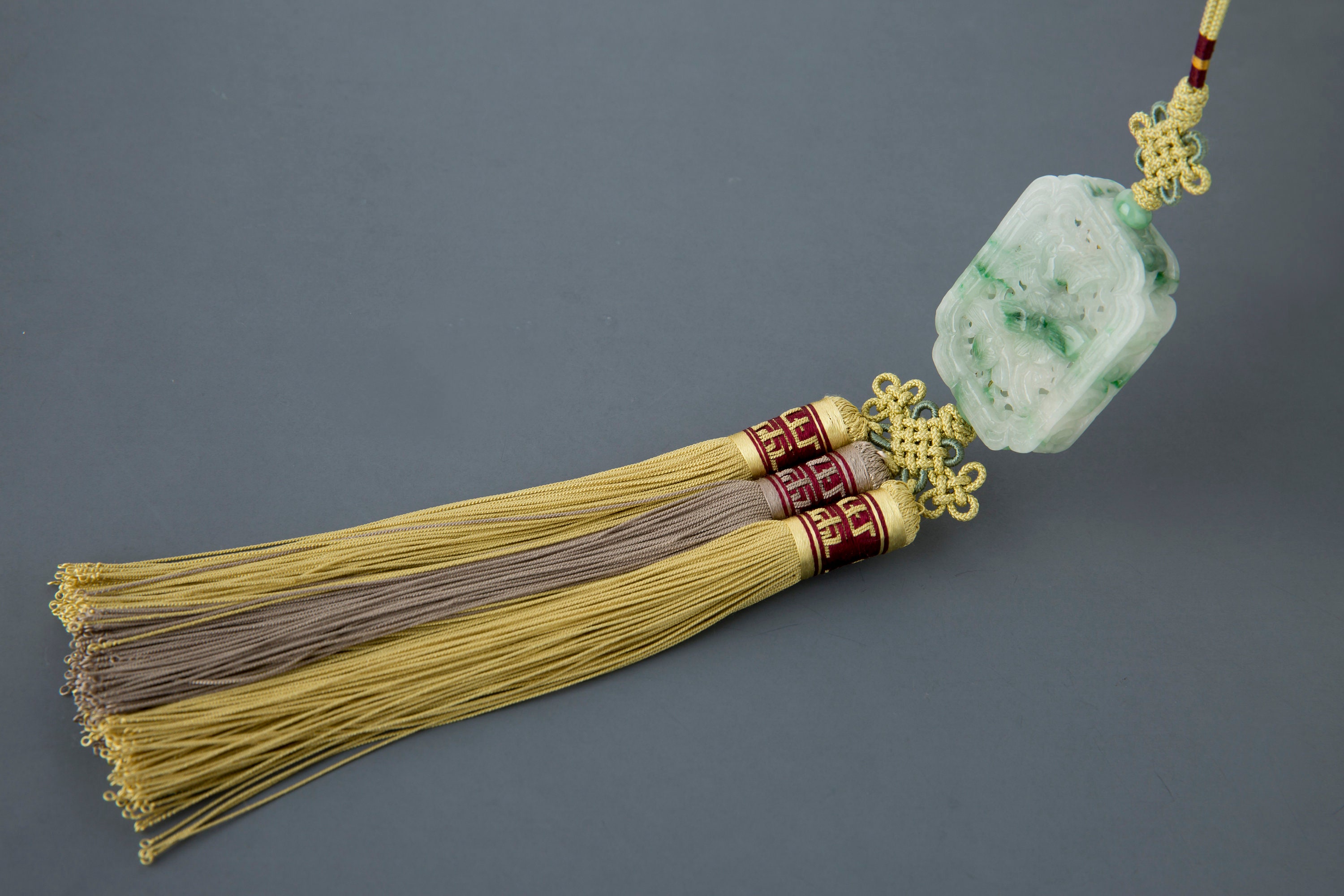 Naschenka Korean Art, Luxury Korea Hanbok Purple Jade Norigae Kdrama Kculture Ornament Tassle Jewelrynaschenka