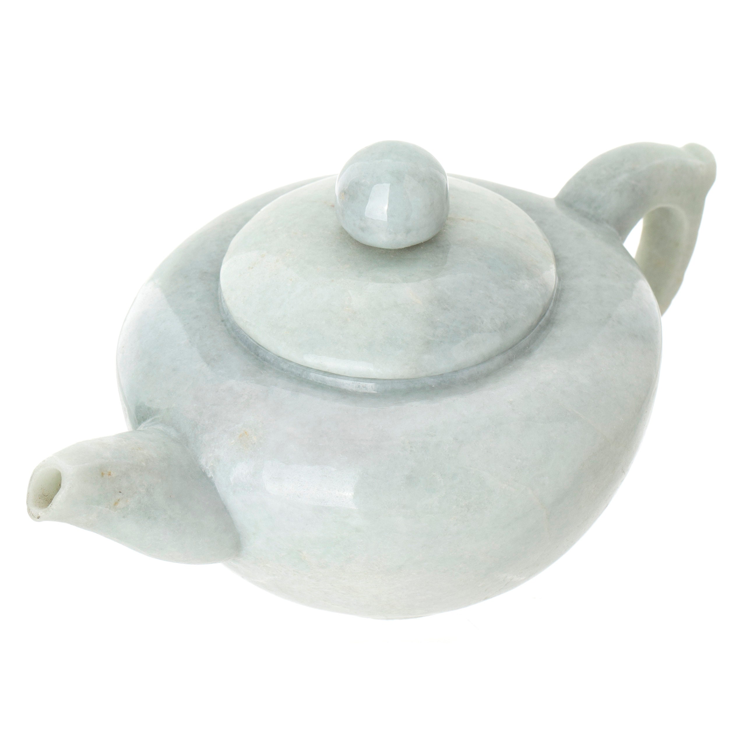 Natural white color jade teapot collection of jade decorative Etsy