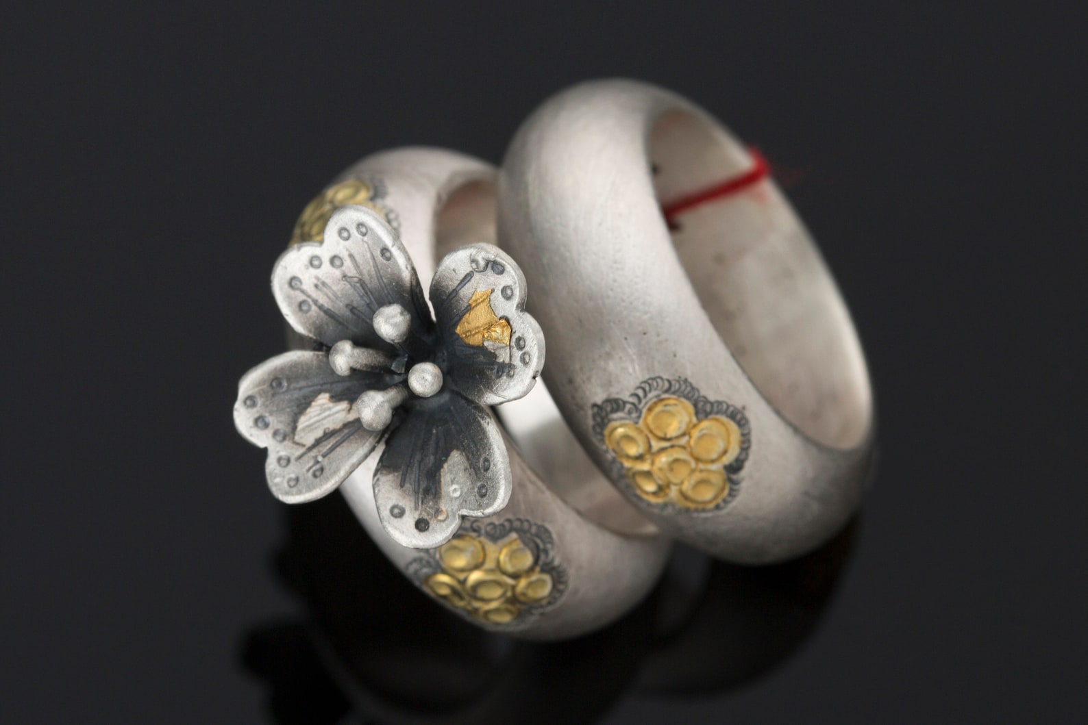 Traditional Korean Ring Set Korean Wedding Ring Engagement Etsy