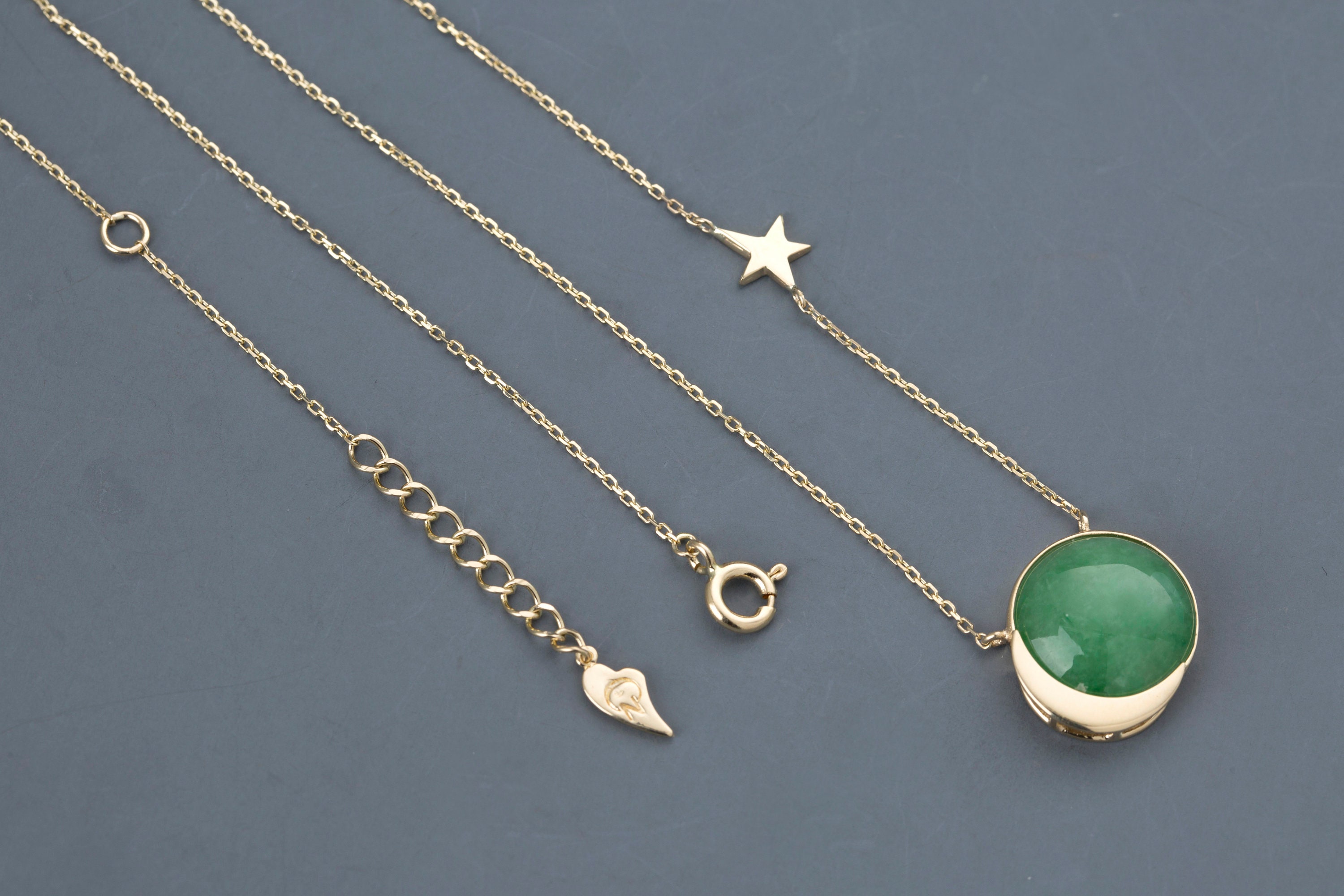 Korean jade necklace deals