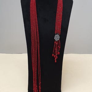 Red gemstone Necklace