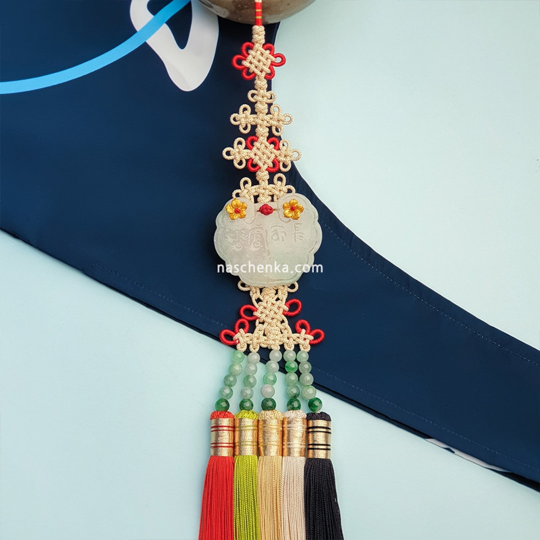 Korea Norigae (노리개) Silk 노리개 Korean Hanbok Traditional