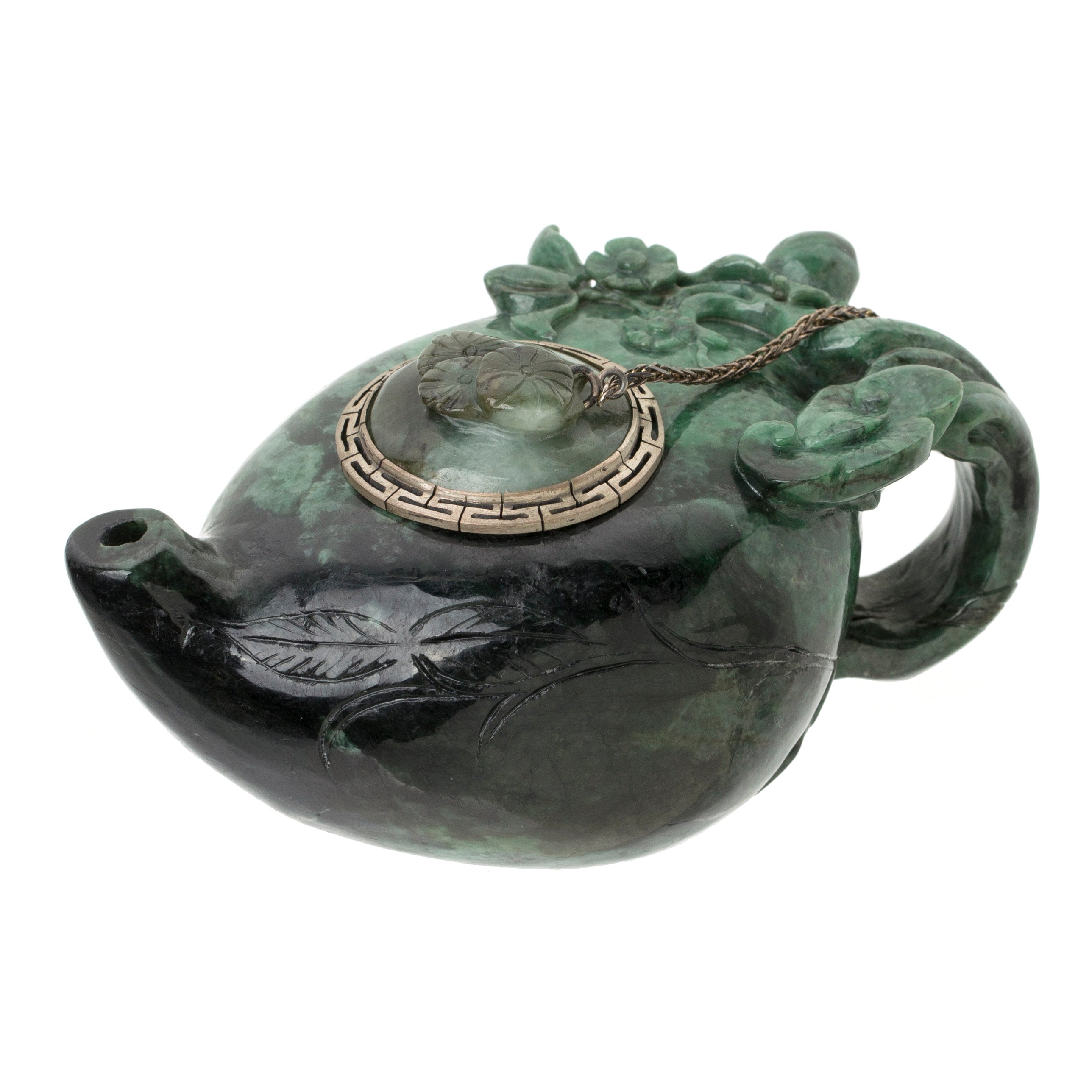 Natural Jade Teapot collection of Jade Decorative Kettle Tea Etsy