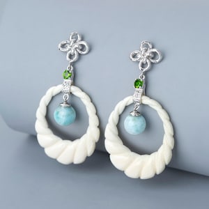 Seoul Korean fashion traditional Korean accessories women accessories jewelry earrings Korean Knot silver earrings jewelry