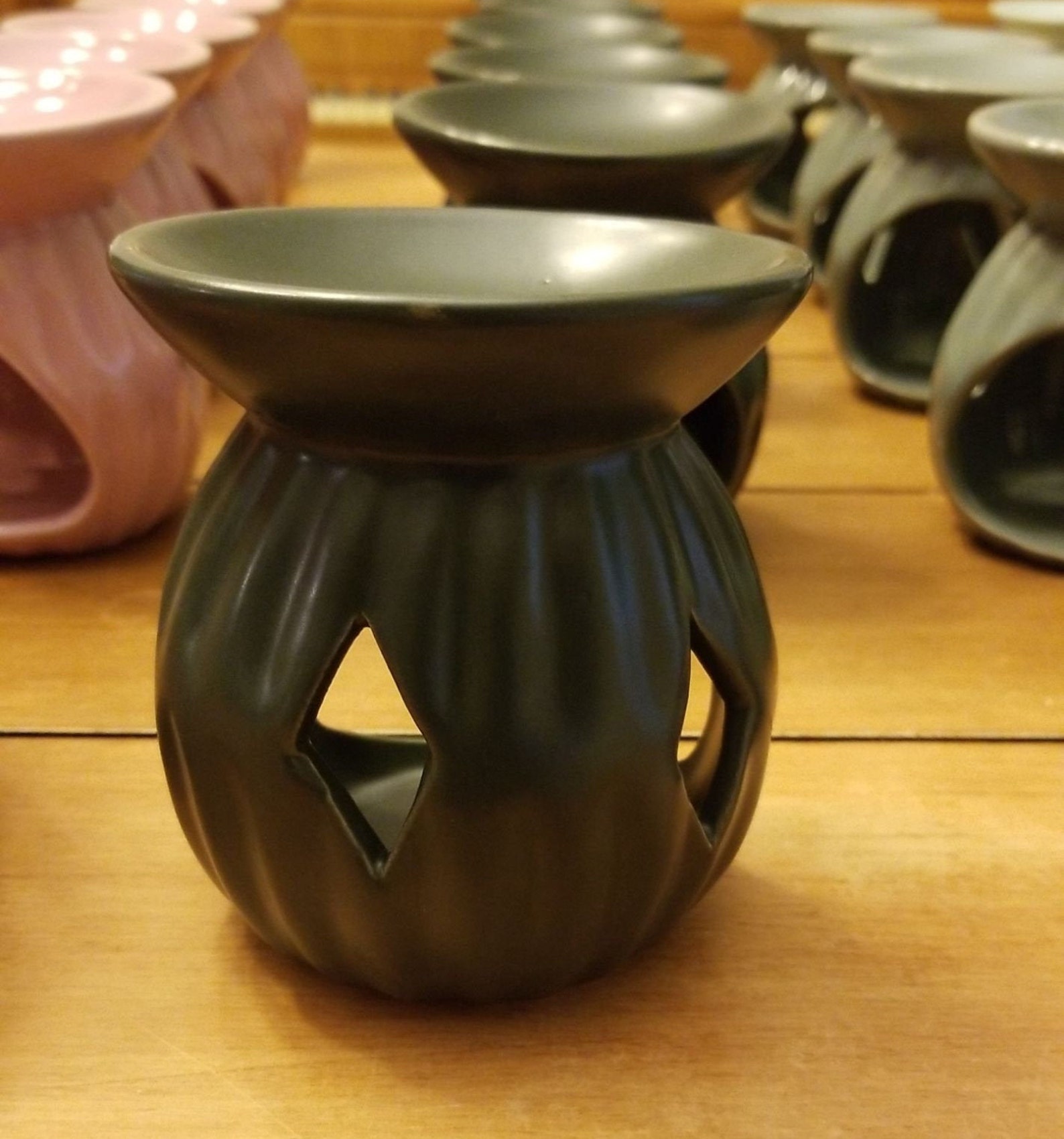 Tea Light Wax Warmer Ceramic in 4 Different Color Options. 1 Etsy