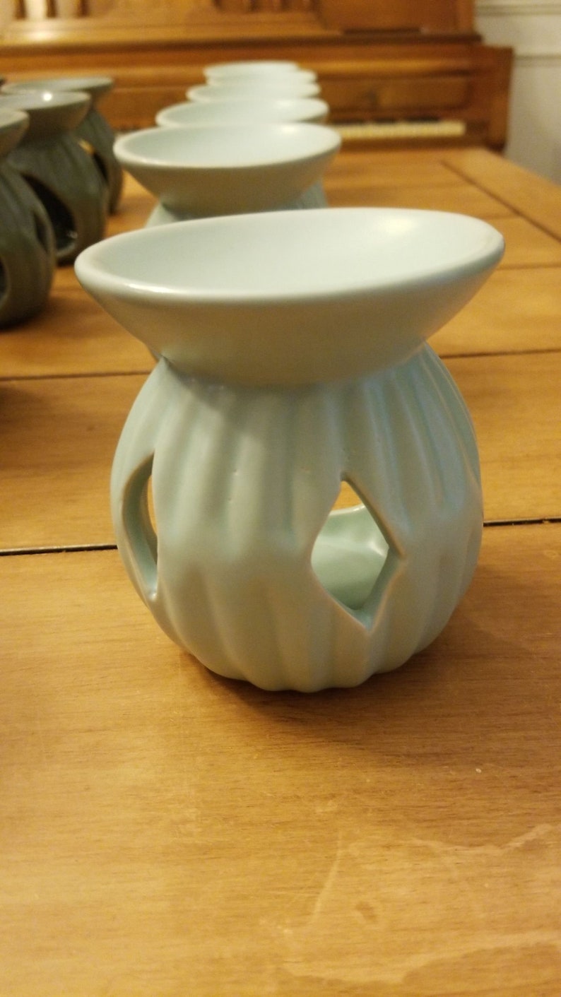 Tea Light Wax Warmer Ceramic in 4 Different Color Options. 1 Etsy