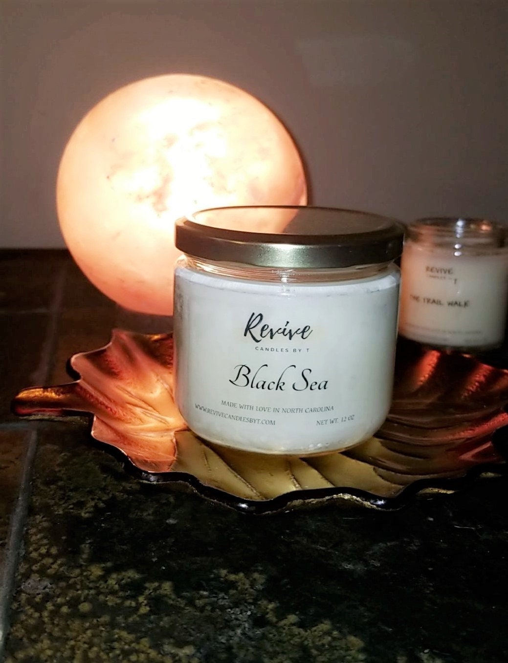 Soy Candles Hand Poured and scented with Essential Oils.