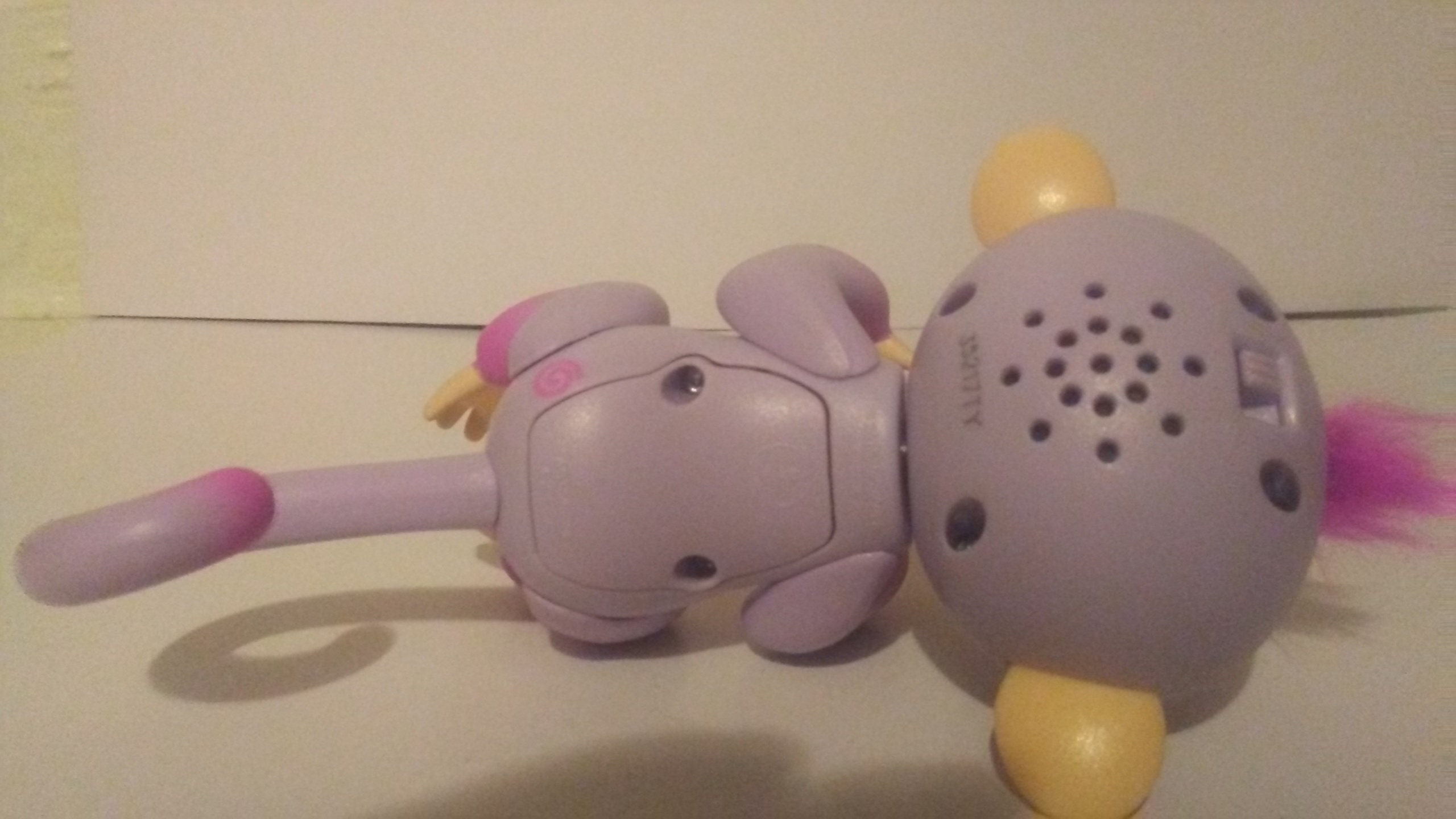 Vintage Fingerling Purple Monkey w/ Pink Hair Battery Operated Etsy