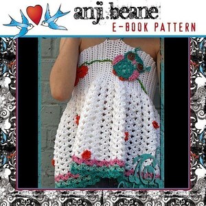 Crochet Pattern Euro Hoot Owl Halter Top by anjibeane PDF instant download childrens sizes 2-6