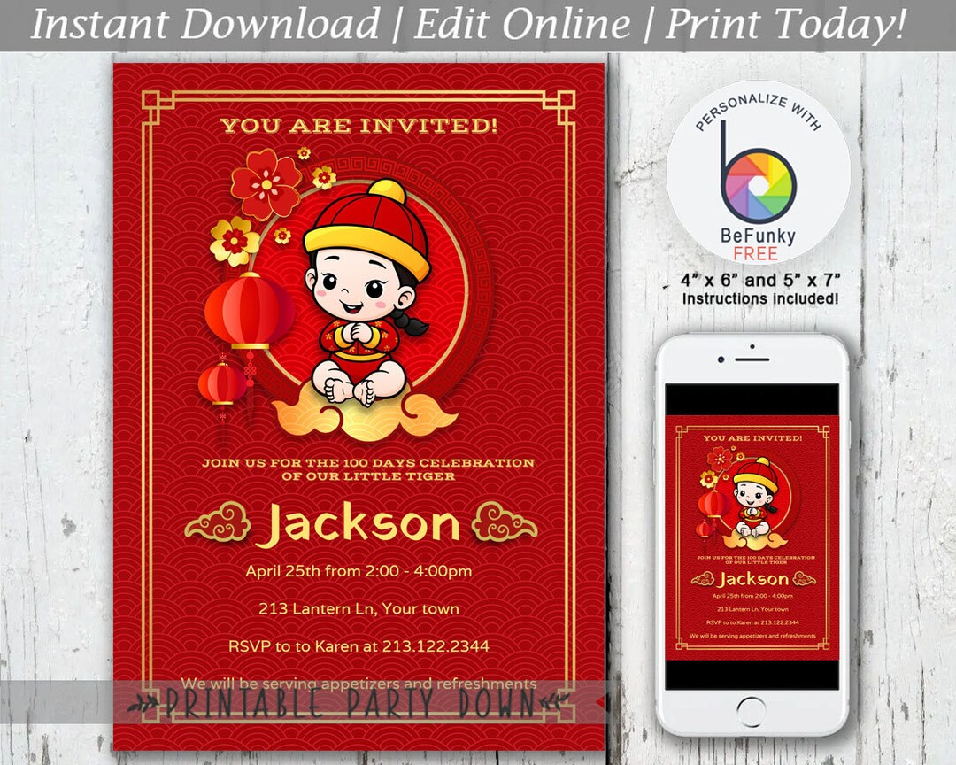 boy-100-day-celebration-party-invite-chinese-customize-personalize