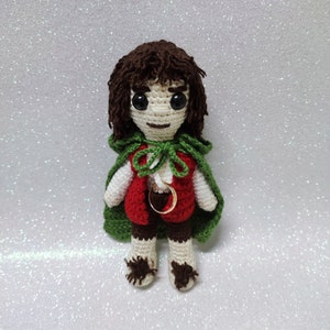 Frodo Baggins Crochet Amigurumi Doll---FREE SHIPPING INTERNATIONAL