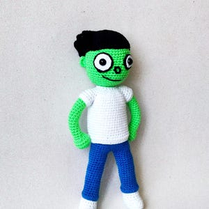 Pbs Kids Dash Inspired Crochet Plush / Amigurumi / Dash Birthday / Pbs Kids Dash Cartoon Toy