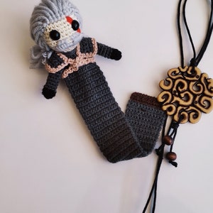 Geralt of Rivia Bookmark, The Witcher 3 Wild Hunt Inspired, Amigurumi
