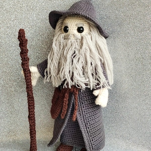 Gandalf Häkelpuppe / Große Version