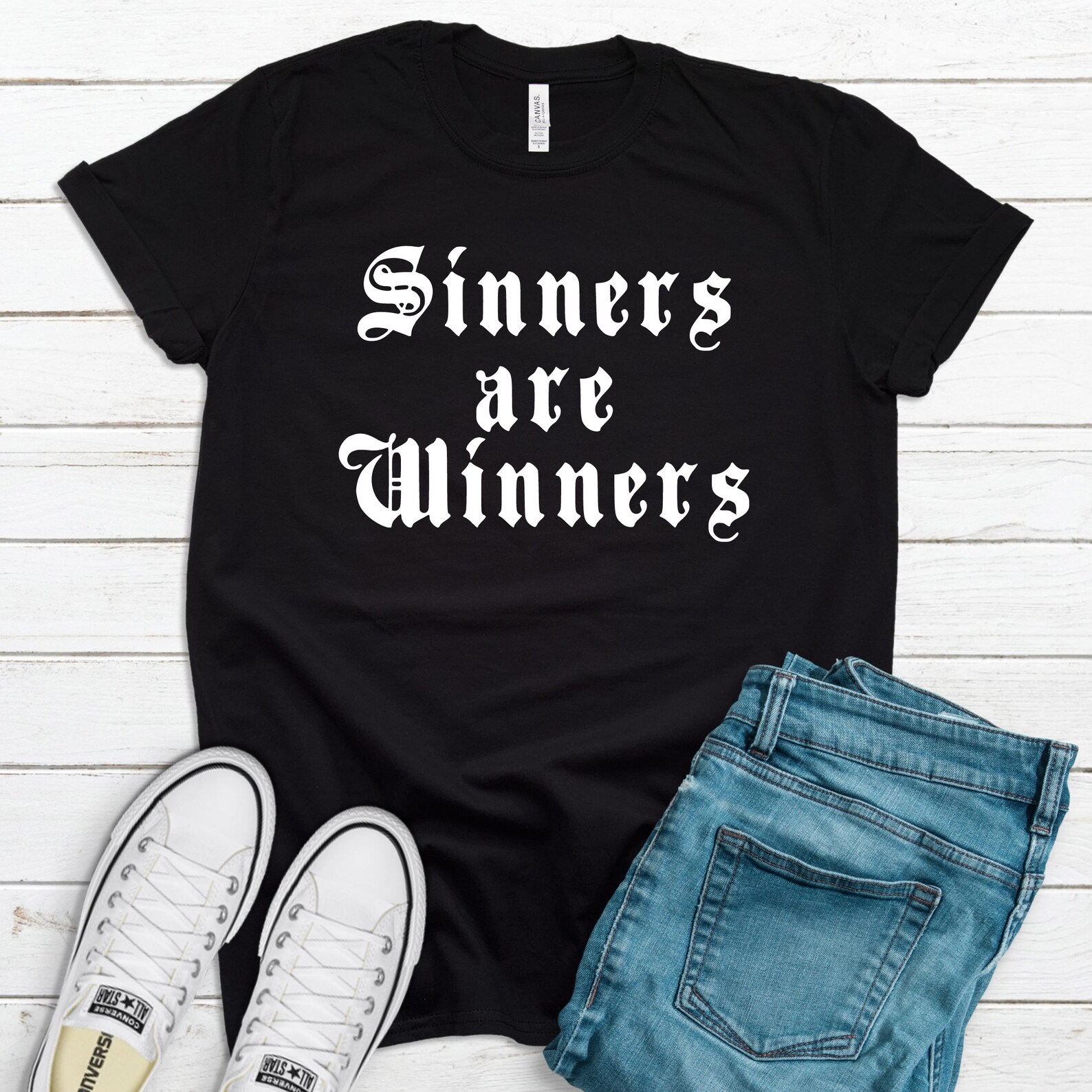 Sinners Are Winners Unisex Tee Sinners Witchy Witch Punk | Etsy