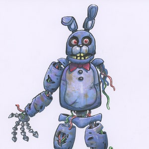 FNAF 2 Withered Animatronic Sticker Pack | Sticker