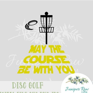 Disc Golf Digitaal Bestand Svg Png Jpg, Frisbee Golf Kan de Baan Bij U Zijn, Cricut, SIlhouette, Cut of Sublimatie