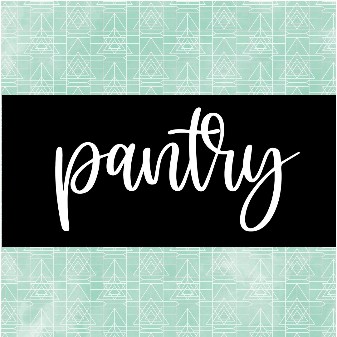 Pantry Sign Digital File SVG Kitchen Sign - Etsy